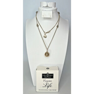 PartyLite Essence of Life Exclusive Hostess Gold Necklace NIB P19B P92057